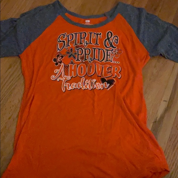 orange and grey long sleeve tshirt - Picture 1 of 2